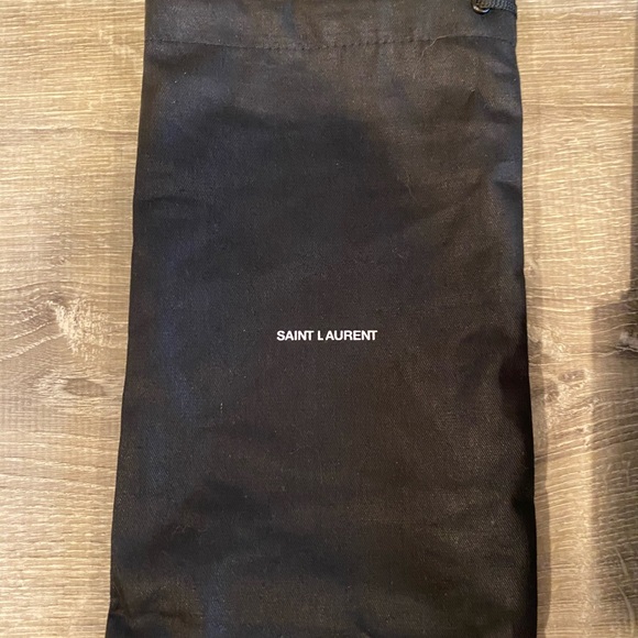 NWT Yves Saint Laurent leopard print zip up pouch - Picture 4 of 5